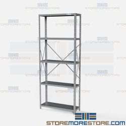 Metal Shelving Five Shelf Units Extra Shelves Open Freestanding SMS-F4510-18 | 10 56 13 | Metal Storage Shelving | Industrial Shelving | Storage Shelving | Steel | Metal | Heavy Duty