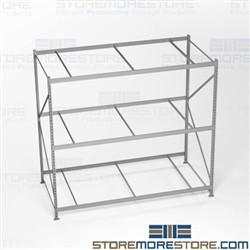 Hand Loaded Pallet Racks Storing Bulky Items 10' High 8' Beams Adjustable Shelves