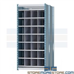 metal long compartment bins ideal for storing long goods pipe plc. bar trim and rebar Hallowell pigeon hole storage racks are engineered to organize and store long goods while remaining economical and affordable ideal for organizing machine and workshops