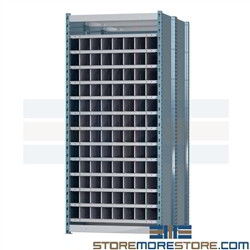 long pipe compartment racks with 6 foot deep pigeon hole cubbies ideal for storing lengthy stock materials steel construction ensures durability of storage racks deep compartment storage shelving is an ideal storage solution in machine shops