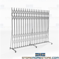 Temporary Security Gates Corridor Traffic Folding, Hallowell Superior pressure fit gates, Hallway security barrier gates, collapsible,
