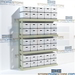 File Box Storage Rack Hallowell RS691584-4AP