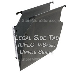 Oblique UFLG V-Base Unifile Legal Size Hanging File Folder Compartments,