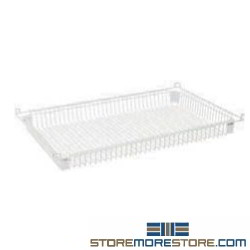 Quantum PS-WB22143 22 inch x 14 inch x 3 inch Wire Basket PS-WB22143