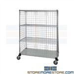 Wheeled Wire Cart