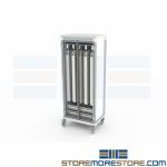 Cath Lab Storage Cart Catheter Supplies Storage Cabinet Locking Glass Doors