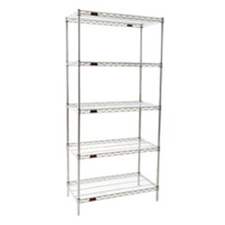 Medical wire storage shelves unit for storage of Bins, Canned Goods, Cartons