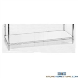 Plastic Shelf Mats for Wire Shelving, Set of 4 (48" W x 24" D x .03" Thick), #SMS-69-SI2448-4