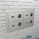Sidearms security lockers wall mounted cabinets