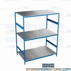 Wide Span Bulk Storage Racks and heavy duty metal shelf are Rousseau SRD5053S