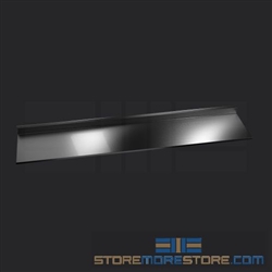 126" Stainless Steel Countertop with Stainless Steel Hat Channels - Square Edge, #SMS-84-CTC30126-SQ