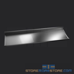 84" Stainless Steel Countertop with Stainless Steel Hat Channels - Box Marine Edge, #SMS-84-CTC3084-BM