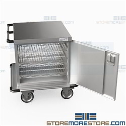 Closed Operating Room Carts Hospital Instrument Storage Transport Eagle ELCSC-1