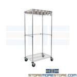 Catheter Storage Cart Stores with 10 Slides