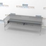 Half-Depth Intermediate Shelf- for 36"h Console, #SMS-90-CHS693036-I