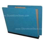 Royal Blue Pressboard Classification Folder Side Tab Letter Size, 12.25"W x 9.5"H, #SMS-97-S42143-RB