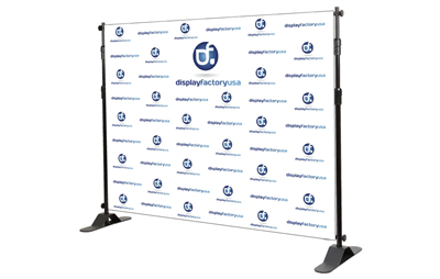 Adjustable Banner Stand 8x8 Graphic Package