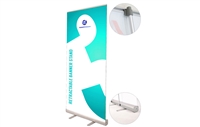 Never Fall Retractable Banner Stand 24x80"