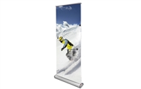 Double-sided Broadbase Retractable Banner Stand 33.5x80" (Stand Only) ) On Sale!!!