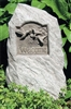 Hummingbird Welcome Stone