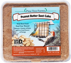 Large Peanut Butter Suet Cake