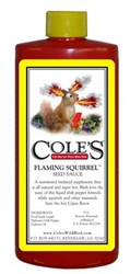 Cole's Flaming Squirrel Seed Sauce, 16 oz.