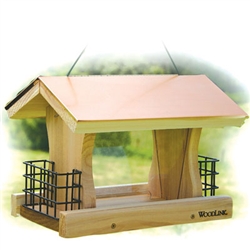 Coppertop Ranch Feeder with Suet Cages