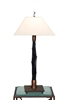 Tall Breeze Black Bamboo Lamp