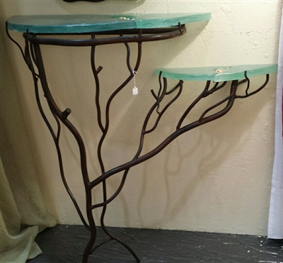 Double Wild Crescent Moon Accent Table