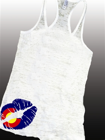 Colorado Kiss Burnout Tank by Brawlin