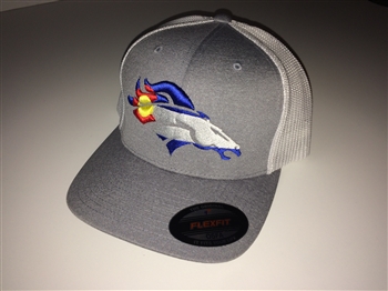 Colorado Denver Broncos FlexFit 6511 Trucker Mesh by Brawlin