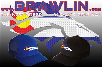 Colorado Denver Broncos Mesh Trucker Style Cap by Brawlin