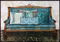 1075b Teal Couch