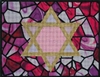 400b Pink Stained Glass Tallis Bag