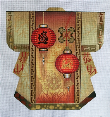 773 Red Lantern Kimono