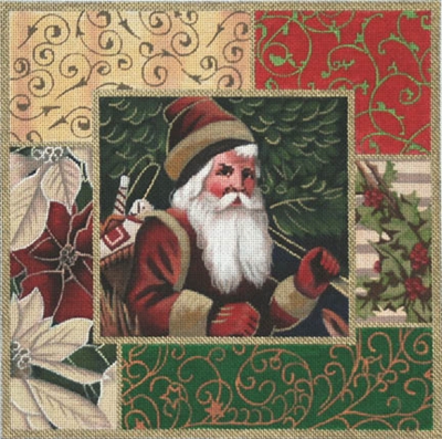 962 Vintage Santa Collage