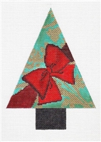 CT-1d Red Bow Tree Ornament