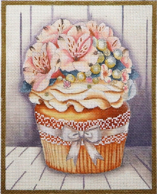 CUP-3 Floral & Pearl Cupcake