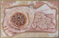 Eb-2d Pink Rose Purse