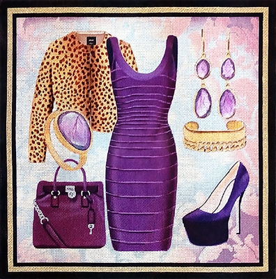 EN-1c Purple Leopard Ensemble