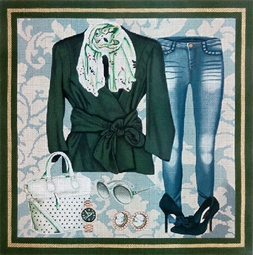 EN-1d Green Jeans Ensemble