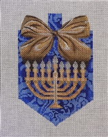 HAN-5b Deidel Menorah Ornament