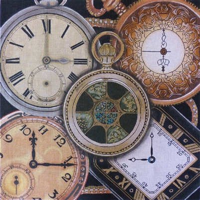 PW-2 Gold Pocketwatch Collage