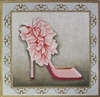 SH-3 Pink Feather pumps