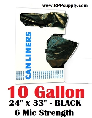 10 Gallon Garbage Bags Can Liners 10 GAL Trash Bags