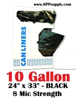 10 Gallon Garbage Bags Can Liners 10 GAL Trash Bags