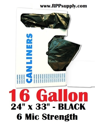 16 Gallon Garbage Bags Can Liners 16 GAL Trash Bags