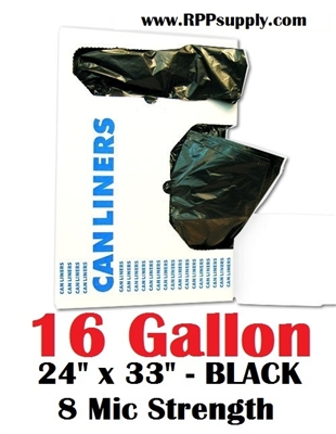 16 Gallon Garbage Bags Can Liners 16 GAL Trash Bags