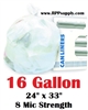 16 Gallon Garbage Bags Can Liners 16 GAL Trash Bags