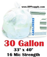 30 Gallon Garbage Bags Can Liners 30 GAL Trash Bags